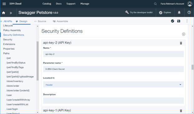 IBM Authentication Headers