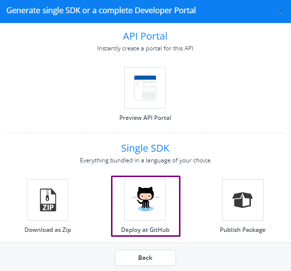 Generate API Portal