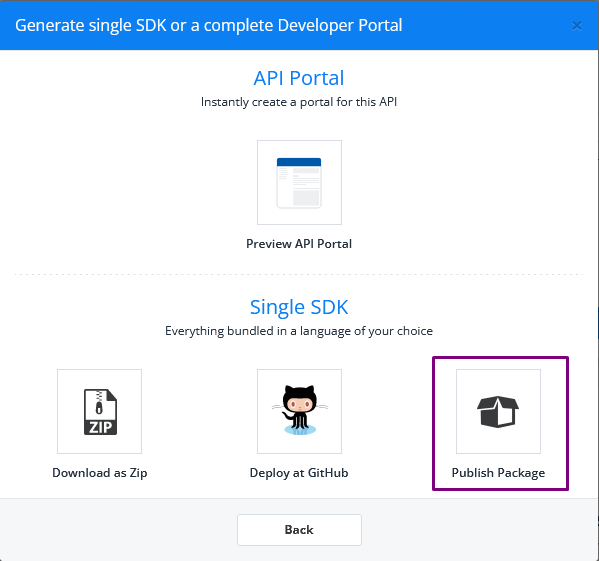 Generate API Portal