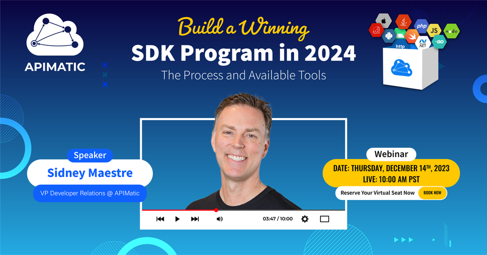 Sid Maestre presents on building a winning SDK program in 2024