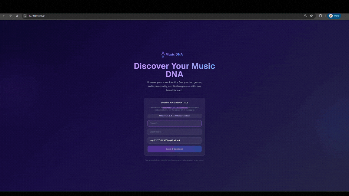 Your Spotify Music Personality Card